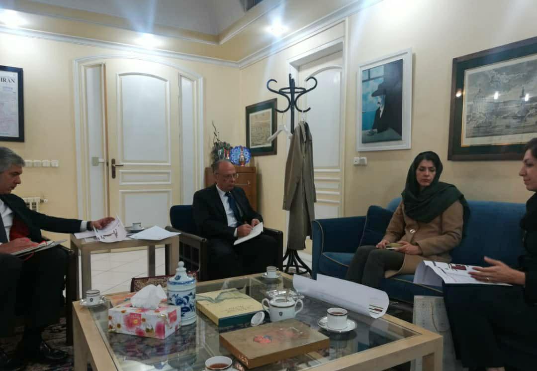دیدار سفیر پرتغال و عضو هیات رئیسه اتاق بازرگانی اصفهان