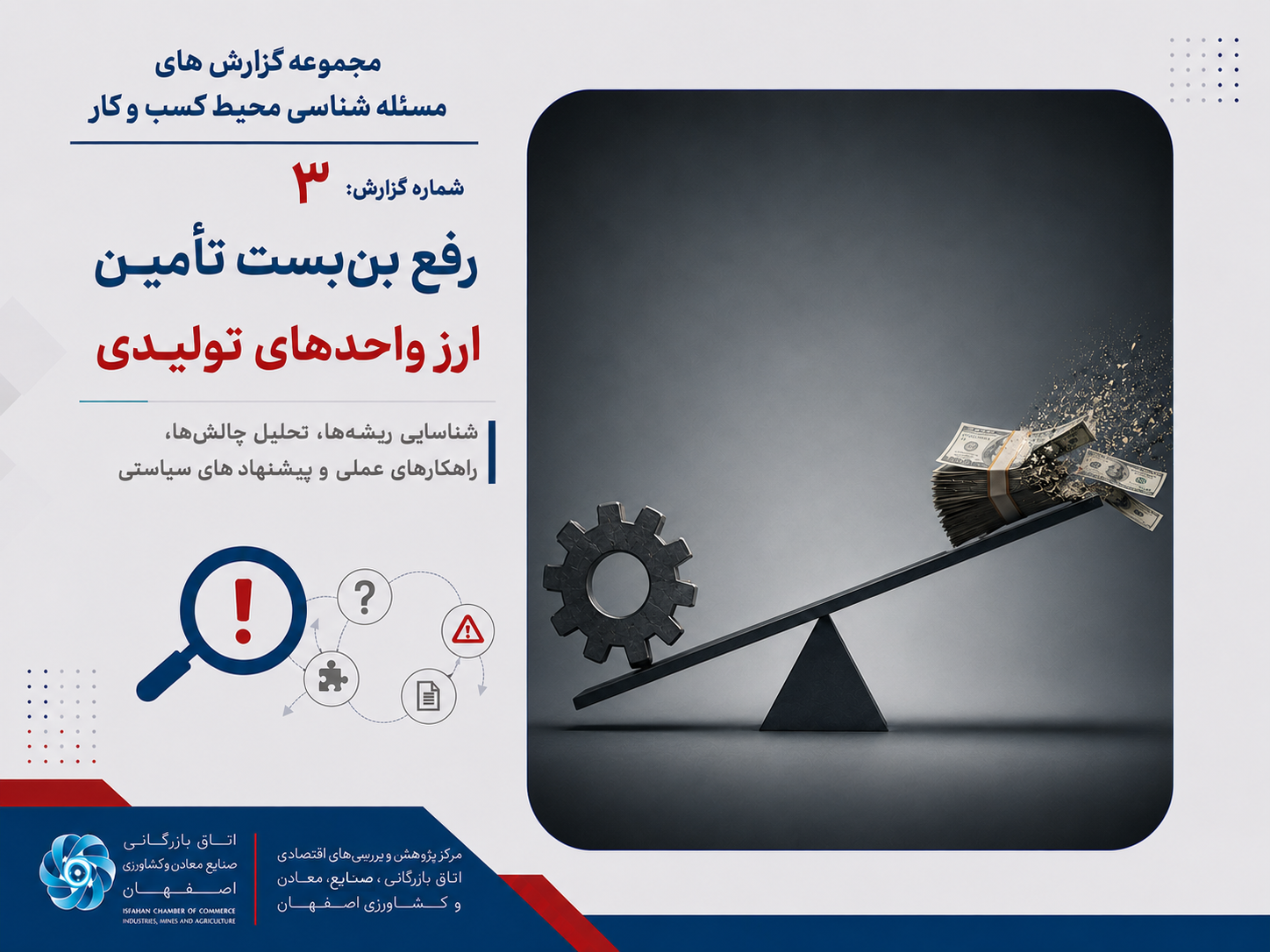 شماره3 : رفع بن‌بست تأمین ارز واحدهای تولیدی