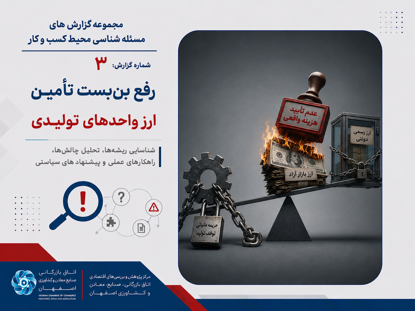 شماره3 : رفع بن‌بست تأمین ارز واحدهای تولیدی