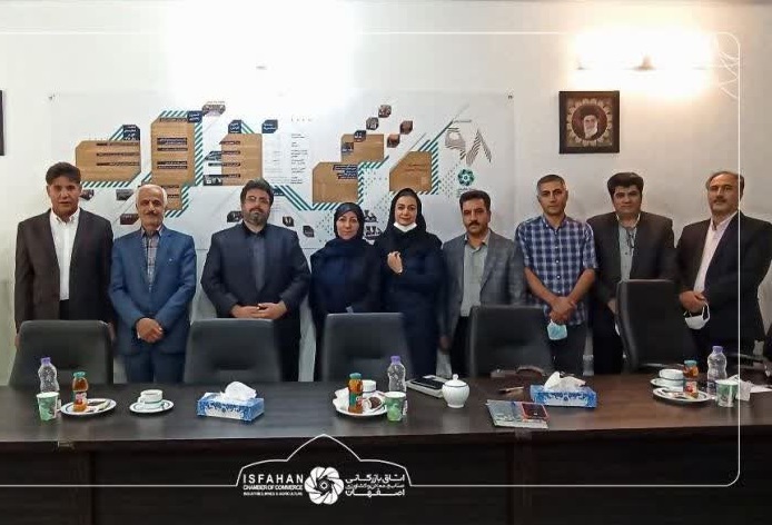 بازدید رئیس اتاق بازرگانی اصفهان از دفتر نمایندگی پارلمان بخش خصوصی اصفهان در خوانسار