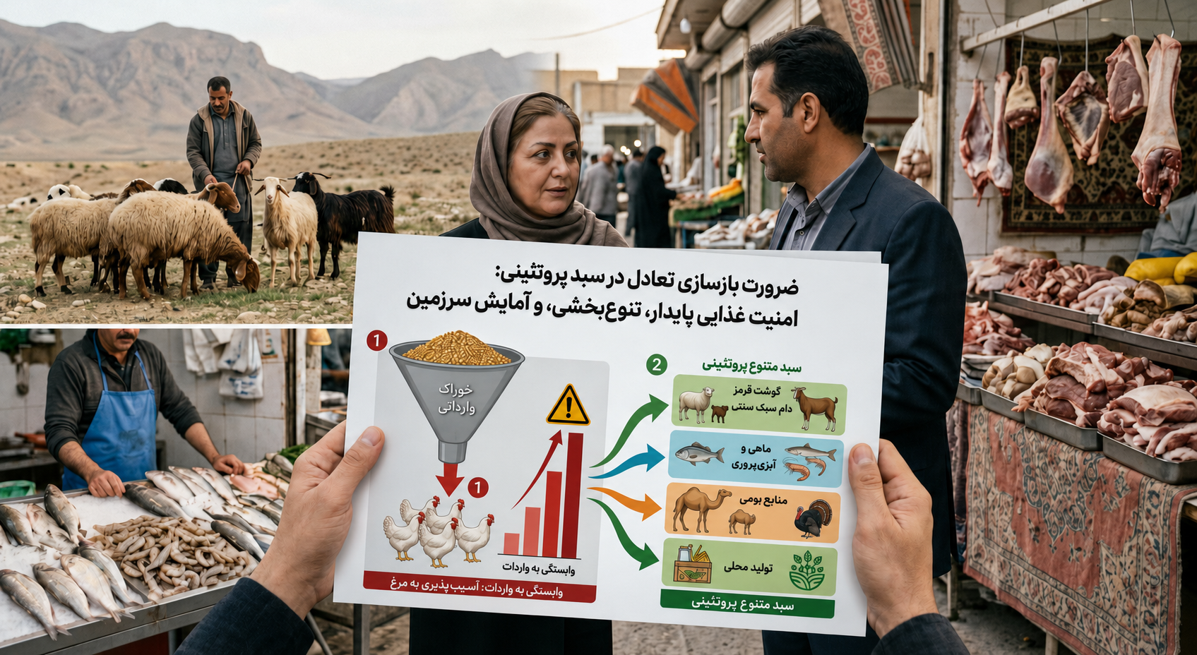 بازسازی تعادل در الگوی پروتئینی سبد مصرفی خانوار ایرانی
